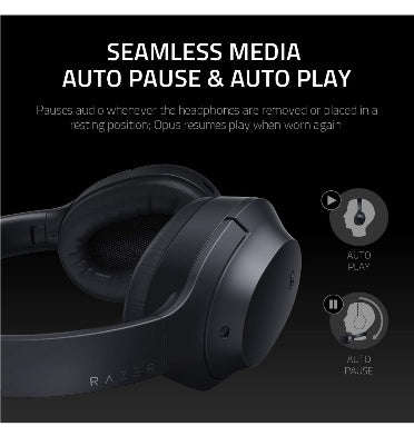 RAZER OPUS THX ACTIVE NOISE CANCELLING WIRELESS HEADPHONES CLASSIC BLACK