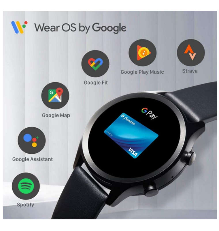 TICWATCH C2+ SMARTWATCH ONYX (2021)