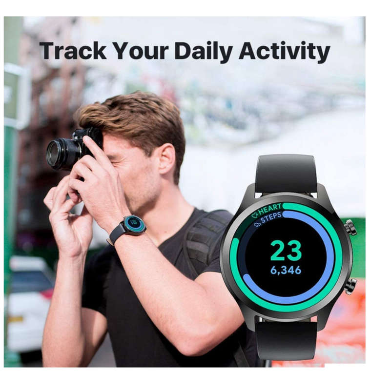 TICWATCH C2+ SMARTWATCH ONYX (2021)