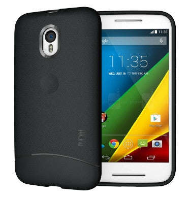 MOTO G 3RD GEN ULTRA SLIM ARCH CASE MATTE BLACK | TUDIA