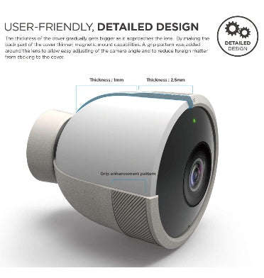 GOOGLE NEST CAM OUTDOOR SILICONE PROTECTIVE COVER WHITE