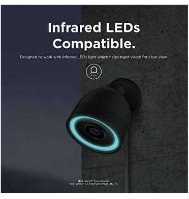 GOOGLE NEST CAM IQ OUTDOOR SILICONE PROTECTIVE COVER WHITE