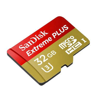 SANDISK EXTREME PLUS 32GB MICROSD MEMORY CARD WITH ADAPTER