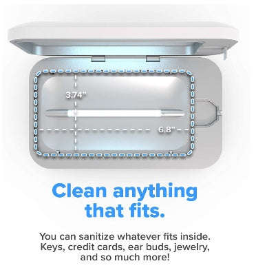 PHONESOAP 3 UV SMARTPHONE SANITIZER & UNIVERSAL CHARGER WHITE