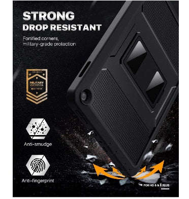 AMAZON FIRE HD 8" PLUS TABLET (2020) FULL BODY RUGGED PROTECTIVE CASE BLACK | MOKO