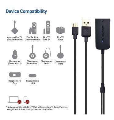 STREAMING STICK MICRO USB ETHERNET ADAPTOR | CABLE MATTERS