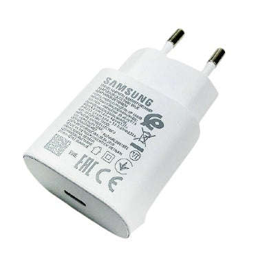 SAMSUNG GALAXY 25W USB-C SUPER FAST CHARGER WHITE