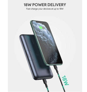 AUKEY USB-C 20000mAh WIRELESS QC3.0 18W PD POWERBANK WITH FOLDABLE STAND