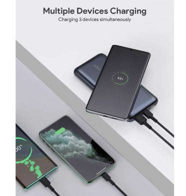 AUKEY USB-C 20000mAh WIRELESS QC3.0 18W PD POWERBANK WITH FOLDABLE STAND