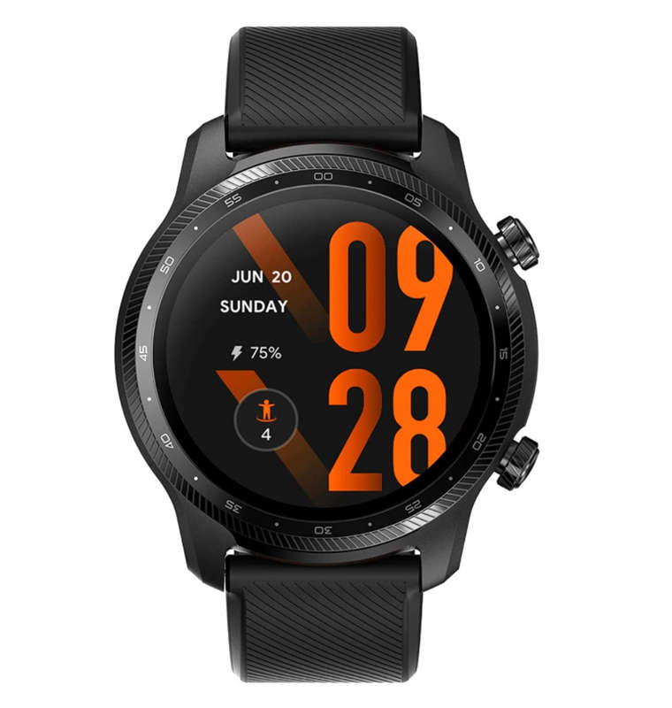TICWATCH PRO 3 ULTRA GPS SMARTWATCH SHADOW BLACK
