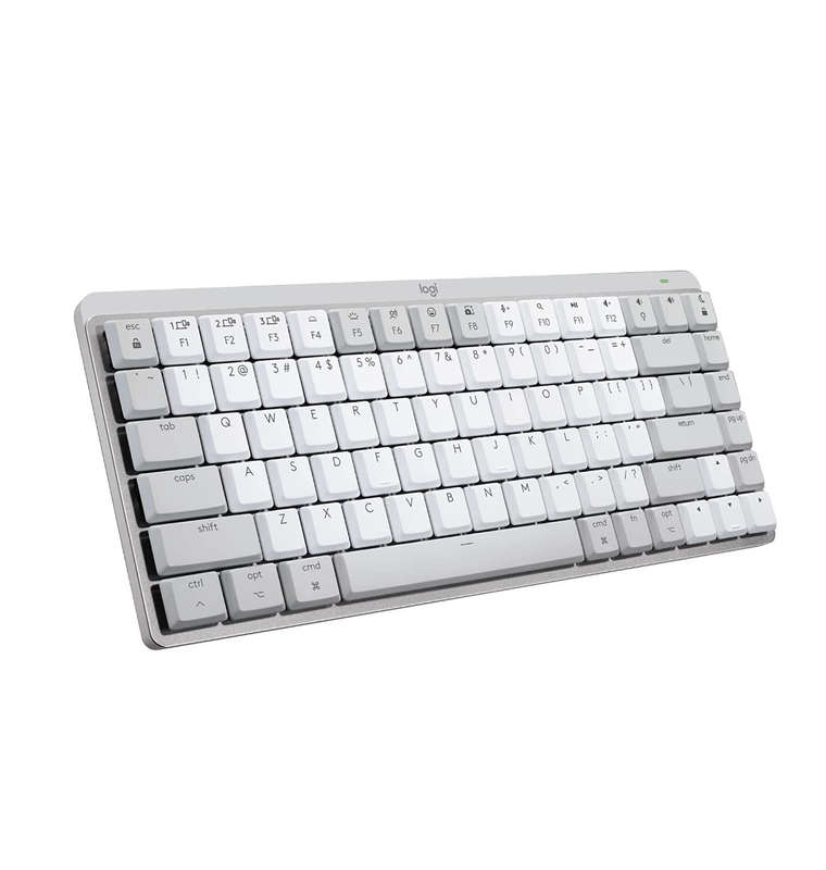LOGITECH MX MECHANICAL MINI WIRELESS KEYBOARD TACTILE/QUIET MAC EDITION PALE GRAY