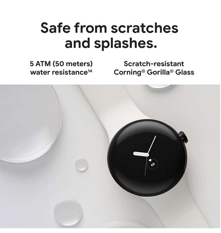 GOOGLE PIXEL WATCH SILVER/CHALK