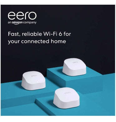 EERO 6 MESH WI-FI ROUTER (2020) 3PK