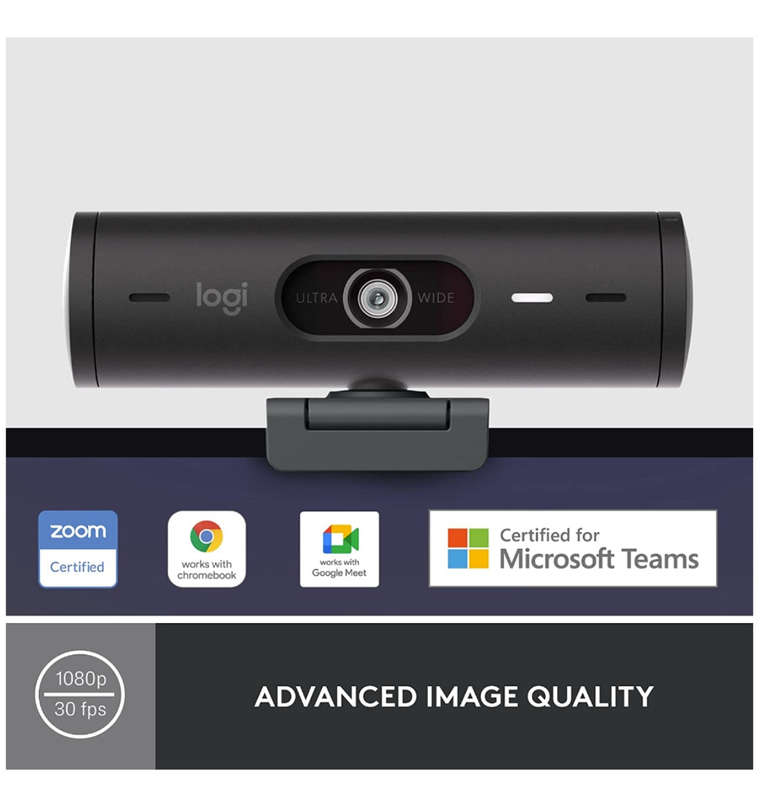 LOGITECH BRIO 501 FULL HD WEBCAM BLACK