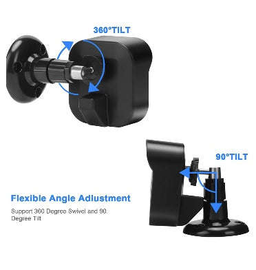 BLINK XT3 CAMERA WALL MOUNT PROTECTIVE COVER & BRACKET BLACK 3PK