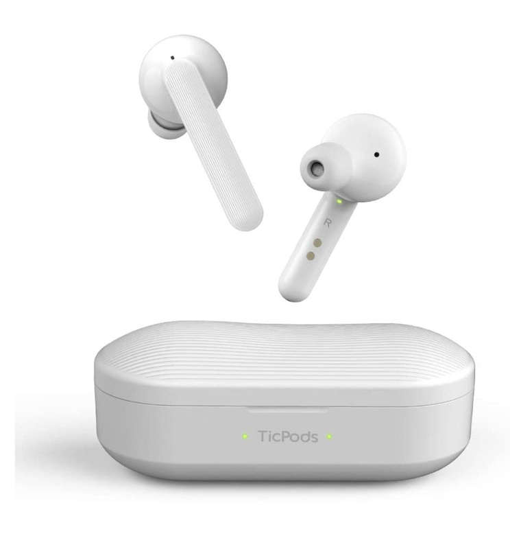 TICPODS FREE WIRELESS BLUETOOTH EARBUDS ICE WHITE