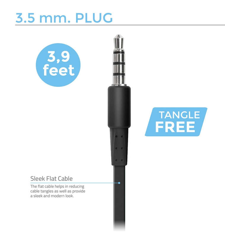 SENTEY AMPLITUDE X180 IN-EAR HEADPHONES BLACK