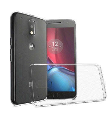 MOTO G PLUS 4TH GEN SLIM TPU CASE CRYSTAL CLEAR 2PK | SPARIN