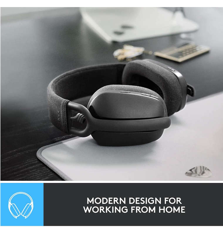 LOGITECH ZONE VIBE 100 WIRELESS HEADPHONES GRAPHITE