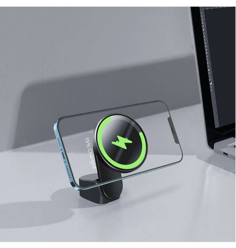 BASEUS 15W WIRELESS MAGNETIC CAR CHARGER VENT/DASH MOUNT FOR IPHONE 12 SERIES