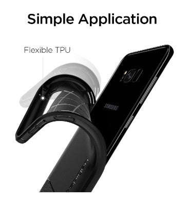 SAMSUNG GALAXY S8+ PLUS PREMIUM RUGGED CASE BLACK | SPIGEN