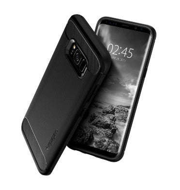 SAMSUNG GALAXY S8+ PLUS PREMIUM RUGGED CASE BLACK | SPIGEN