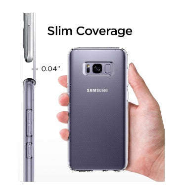 SAMSUNG GALAXY S8+ PLUS PREMIUM SLIM LIQUID CRYSTAL CASE CLEAR | SPIGEN