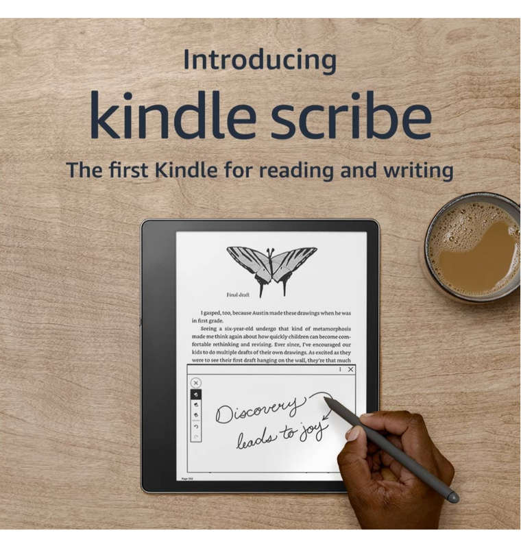 AMAZON KINDLE SCRIBE 10.2" 32GB WITH PREMIUM PEN BLACK (2022)
