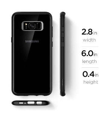 SAMSUNG GALAXY S8 PREMIUM AIR CUSHION HYBRID CASE MATTE BLACK | SPIGEN