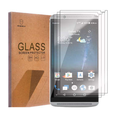 ZTE AXON 7 PREMIUM TEMPERED GLASS SCREEN PROTECTOR 9H 3PACK | MR SHIELD