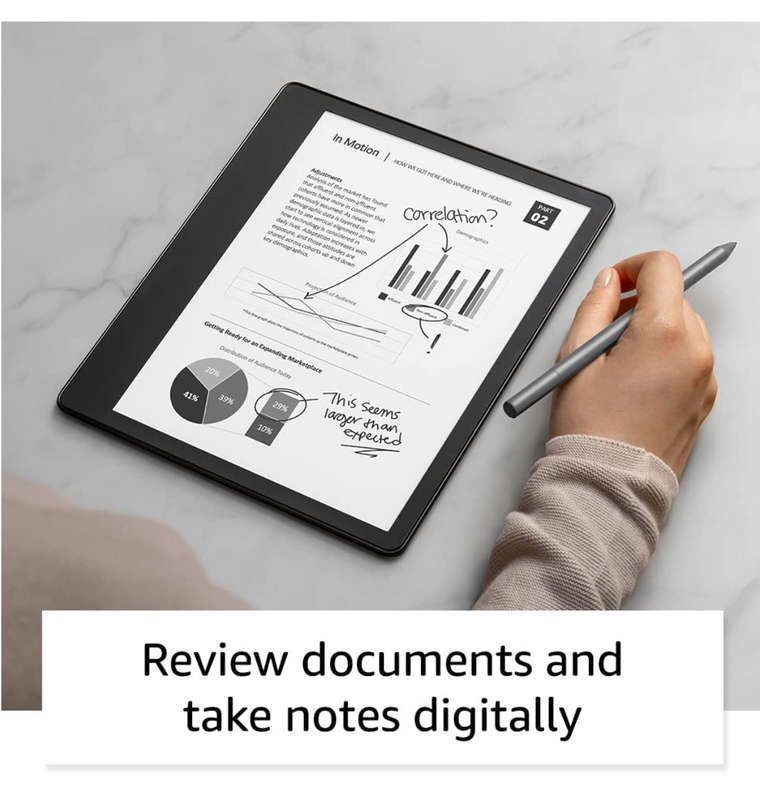AMAZON KINDLE SCRIBE 10.2" 32GB WITH PREMIUM PEN BLACK (2022)