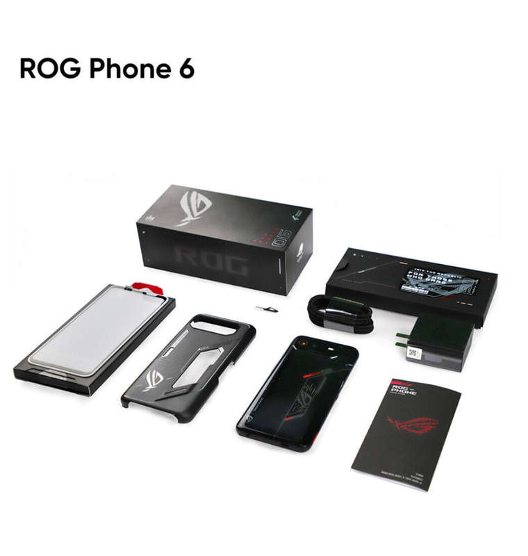 ASUS ROG PHONE 6 256GB/12GB DUAL SIM PHANTOM BLACK