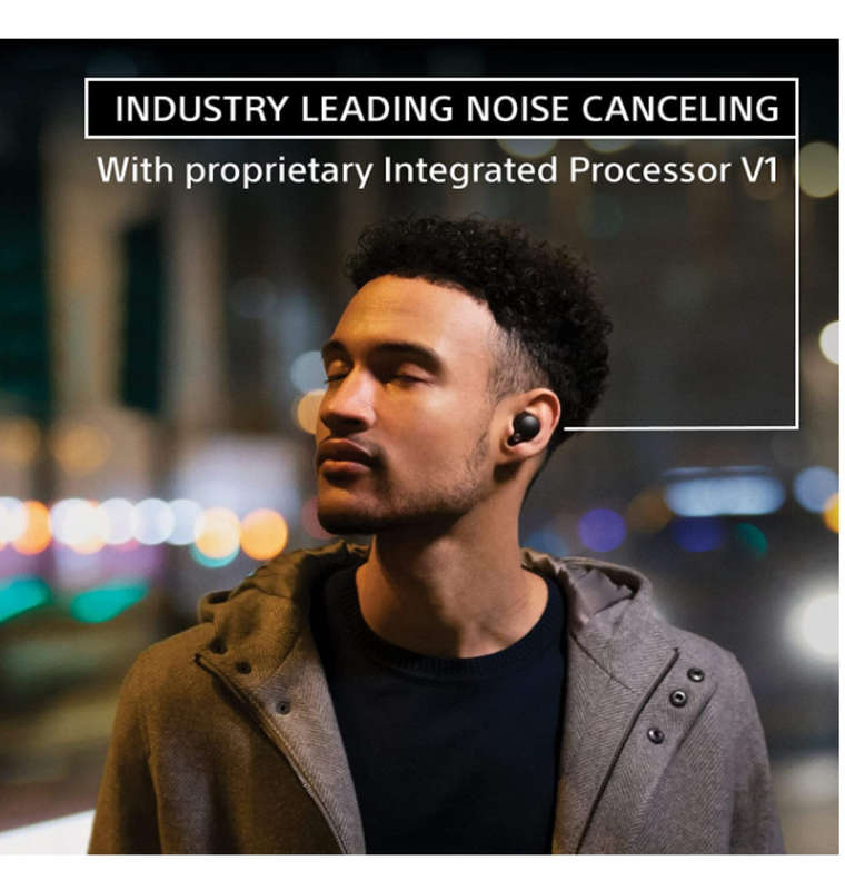SONY WF-1000XM4 WIRELESS EARBUDS WITH ALEXA BUILT-IN BLACK