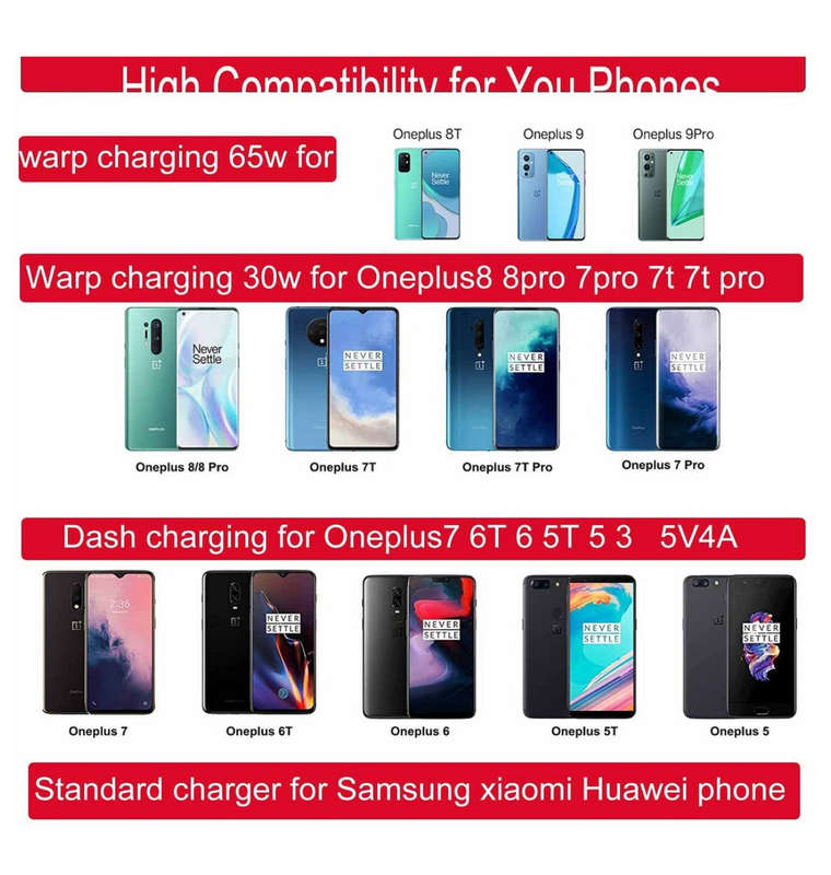 ONEPLUS WARP CHARGER 65 & CABLE 100CM (OEM)