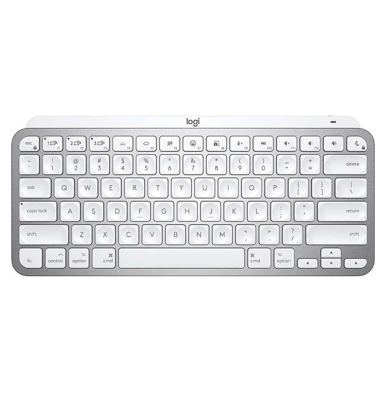 LOGITECH MX KEYS MINI FOR MAC WIRELESS KEYBOARD PALE GRAY