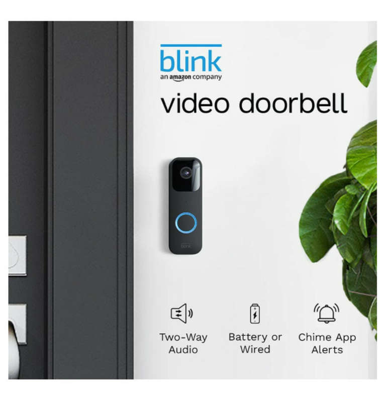 BLINK VIDEO DOORBELL SYSTEM WHITE