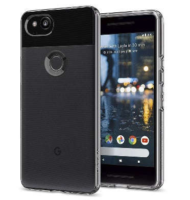 GOOGLE PIXEL 2 PREMIUM SLIM LIQUID CRYSTAL CASE CLEAR | SPIGEN