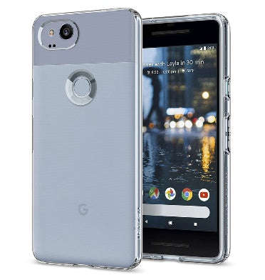 GOOGLE PIXEL 2 PREMIUM SLIM LIQUID CRYSTAL CASE CLEAR | SPIGEN
