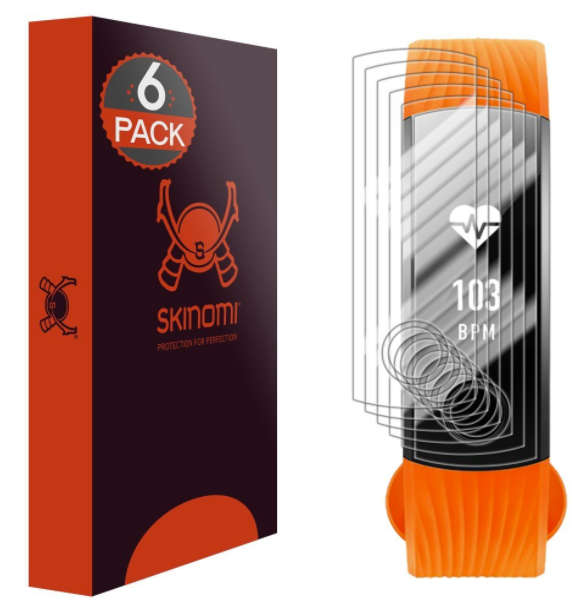HUAWEI HONOR BAND 3 TECHSKIN FULL SCREEN PROTECTOR 6PK | SKINOMI