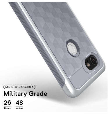 GOOGLE PIXEL 2 XL PREMIUM SLIM DUAL LAYER CASE OCEAN GRAY PARALLAX SERIES | CASEOLOGY