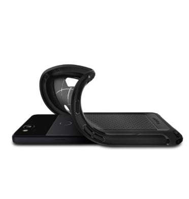 GOOGLE PIXEL 2 PREMIUM RUGGED ARMOR EXTRA CASE BLACK | SPIGEN