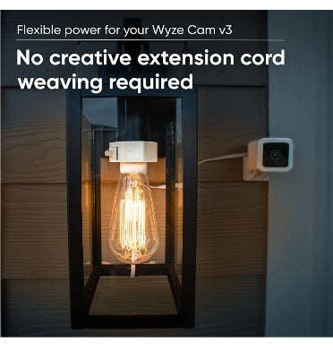 WYZE CAM V3 LAMP SOCKET POWER ADAPTER