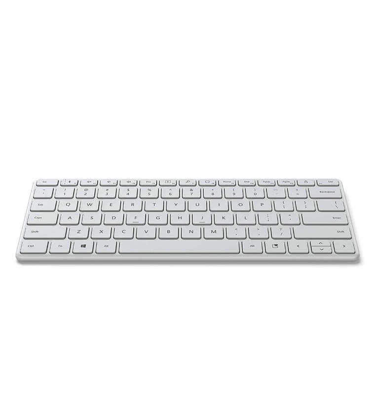 MICROSOFT DESIGNER COMPACT WIRELESS KEYBOARD GLACIER