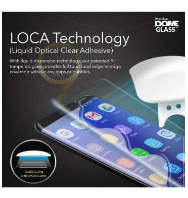 SAMSUNG GALAXY S9 TEMPERED SCREEN PROTECTOR 3D CURVED DOME GLASS | WHITESTONE