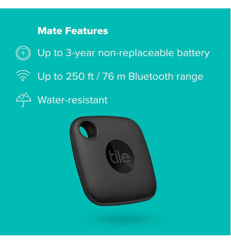 TILE MATE 3PK BLACK (2022)