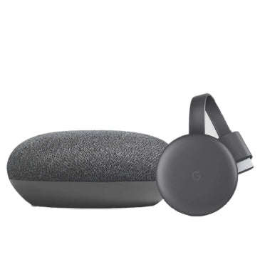 GOOGLE SMART TV KIT (HOME MINI & CHROMECAST) CHARCOAL