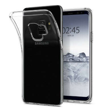 SAMSUNG GALAXY S9+ PREMIUM SLIM LIQUID CRYSTAL CASE CLEAR | SPIGEN