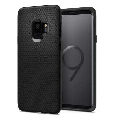 SAMSUNG GALAXY S9 PREMIUM SLIM LIQUID AIR ARMOR CASE BLACK | SPIGEN