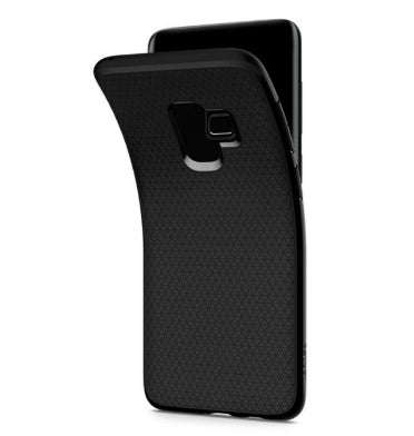 SAMSUNG GALAXY S9+ PREMIUM SLIM LIQUID AIR ARMOR CASE BLACK | SPIGEN