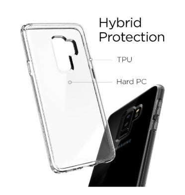 SAMSUNG GALAXY S9 PREMIUM AIR CUSHION HYBRID CASE CRYSTAL CLEAR | SPIGEN